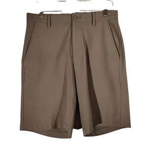 FootJoy FJ shorts mens 30 gray performance stretch golf flat front bermuda